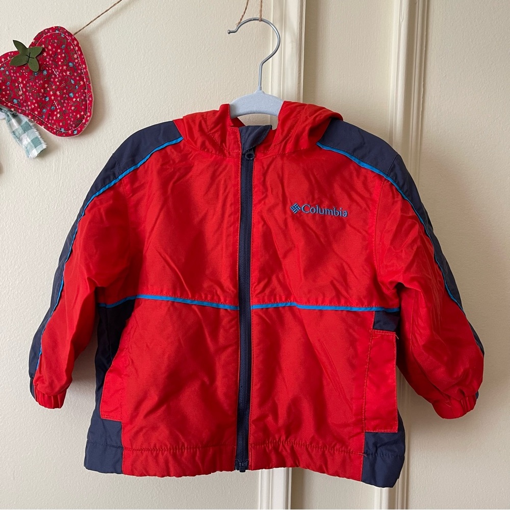 Columbia Kids Toddler Baby Red Blue Lightweight Spring Winter Jacket